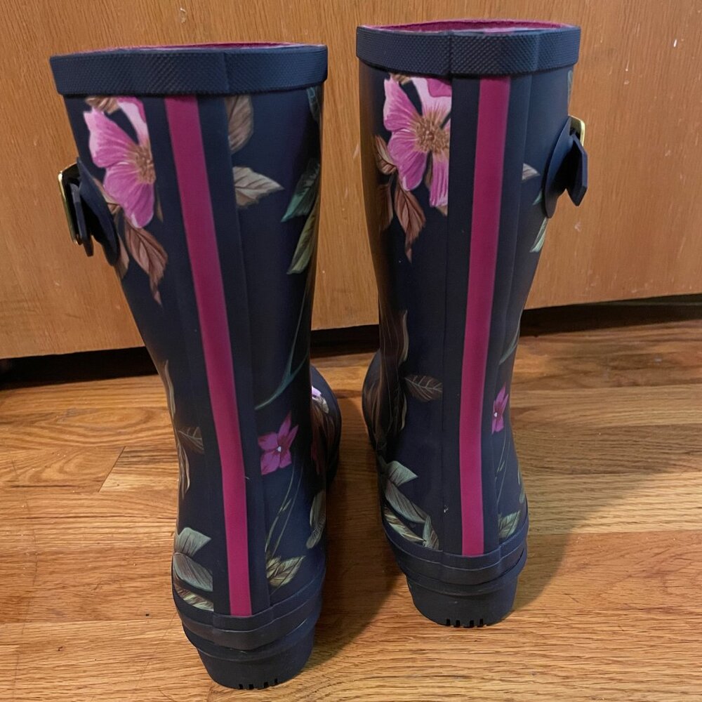 Floral Rubber / Rain Boots - Picture 4 of 5
